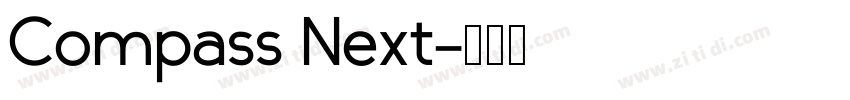 Compass Next字体转换
